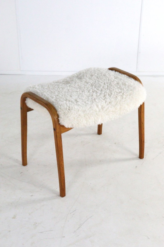 Image 1 of Yngve Ekstrom per Swedese Lamino poggiapiedi vintage