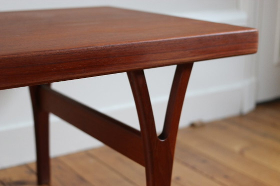 Table basse teck scandinave teck vintage Trioh 1960, Tables basses, Bois, Marron, Mid Century Modern (photo 7 sur 8)