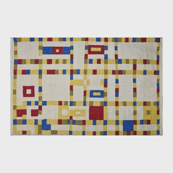 Tapiz de lana tejido a mano Piet Mondrian Broadway Boogie Woogie (Edición limitada 2/8) – Alfombras, Wool (photo 8 of 11)