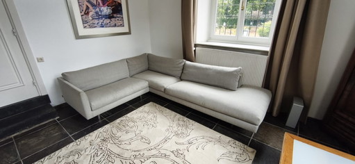 Montis Axel hoekbank bekleed met Opera Pepper stof – hoekbanken, Metal, Textile