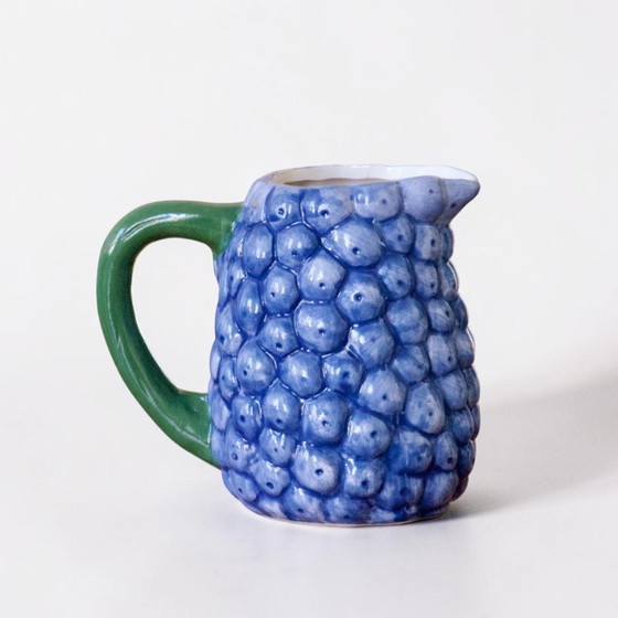 Image 1 of Trio di caraffe vintage in terracotta color mirtillo