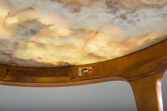 Image 1 of Mesa de centro de mediados de siglo en ónix de Ilse Mobel, años 60