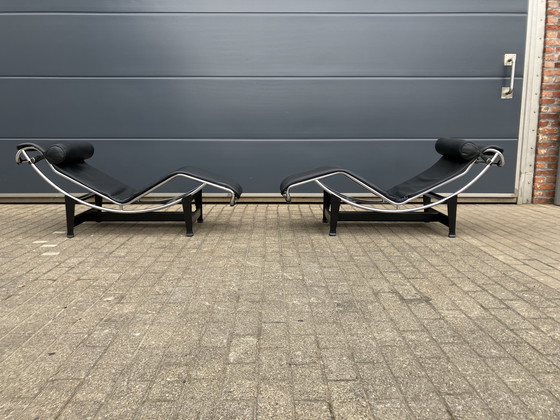 Image 1 of Cassina Le Corbusier LC4 originale nera/cromata, come nuova