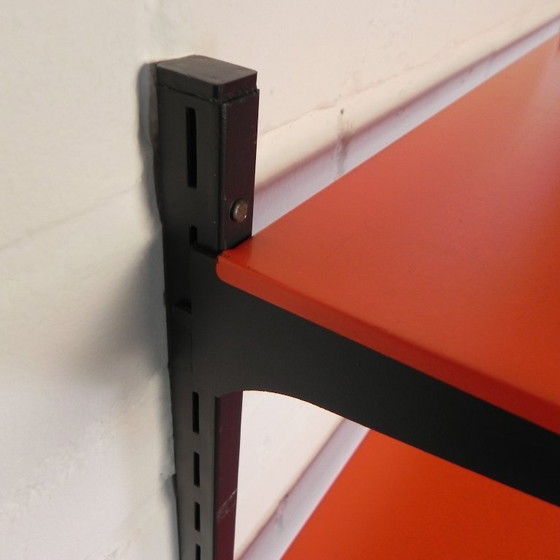 Image 1 of Tomado Holland wall rack - A. Dekker orange black, 1970s