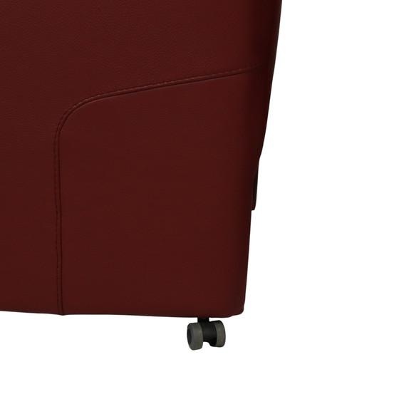 Image 1 of Vintage Couple Red Seats Armchairs