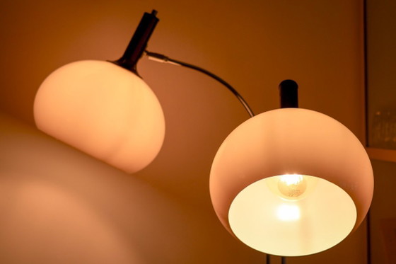 Vintage Dijkstra Floor light with adjustable globes – Dijkstra Lampen, Brass, Plexiglass (photo 6 of 29)