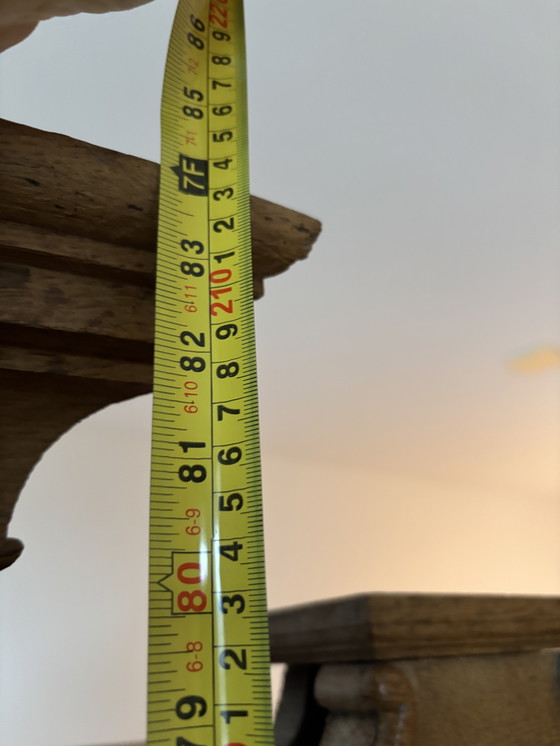 Image 1 of Antique solid blank oak wardrobe wall cabinet antique oak