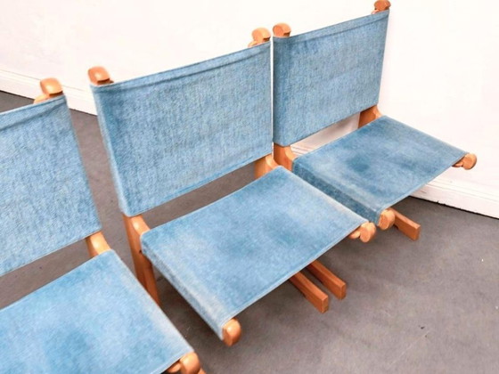 Set di 4 Sedie Ditte & Adrian Heath France & Son 594 Rovere – Sedie da pranzo, Tessile, Legno (photo 5 of 12)