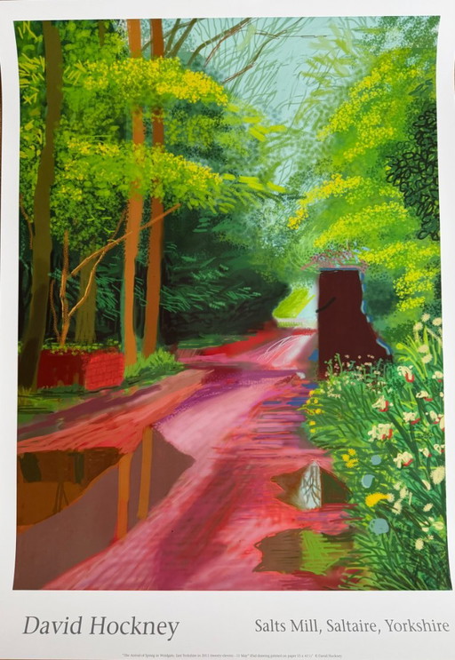 David Hockney (1937-2026), 11th May 2011 (The Arrival of Spring), copyright David Hockney, Printed in the UK