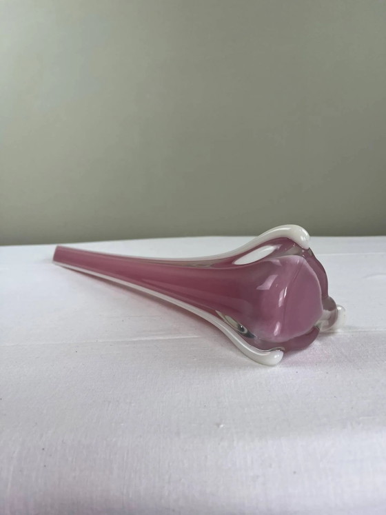 Vaso scultoreo in vetro soffiato – Vasi, Crystal, Glass, Art Deco (photo 6 of 10)