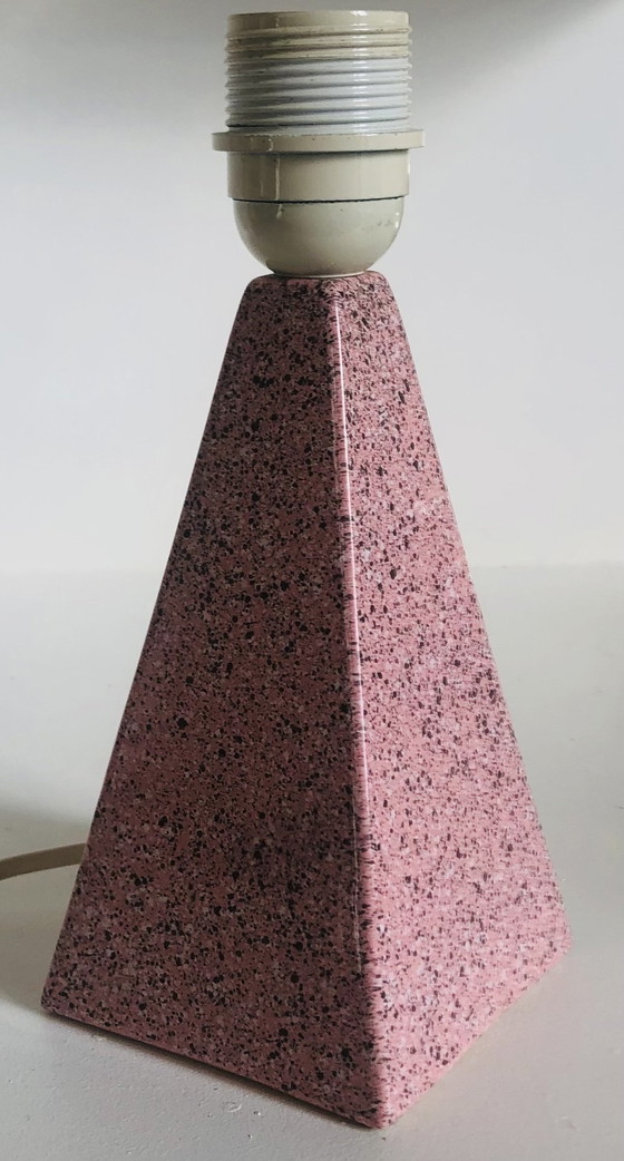 Image 1 of Lamp base in Brussels porcelain with a terrazzo effect