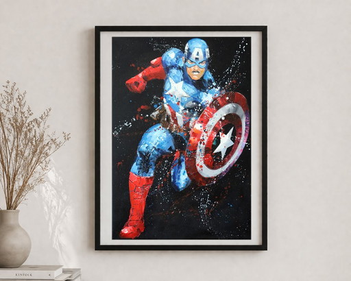 Captain Amercia "The First Avenger" – giclee prints, Paper