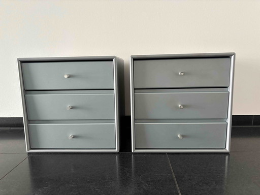 2 x Montana bedside table 35 x 35 x 30 cm