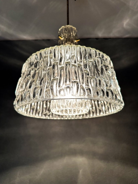 Lampada a sospensione Vintage Kalmar – Lampade a sospensione, Vetro, Ottone (photo 6 of 14)