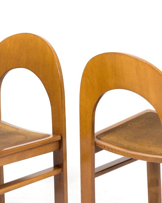 Image 1 of Set van 4 Arcadia-stoelen van Adalberto Caraceni voor Tagliabue, Italië, jaren 70.