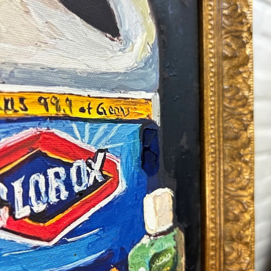 Image 1 of Dave Pollot - 'Dry Run' - Pintura al óleo en seco sobre impresión limitada (1/5)