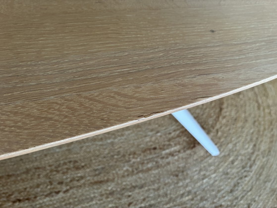 Image 1 of Seuren Zwaan dining table, Elips oak, 110x210