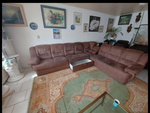 Beautiful Brown Corner Sofa For Sale As Good As New