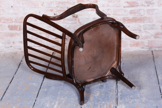 Restored Art Deco Armchair, by Josef Frank for Thonet, Beech, Czech, 1930s – Wood (photo 5 of 11)
