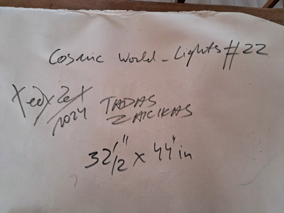 Image 1 of Tadas ZAICIKAS - Cosmic World_Light #22 - Tela d'artista