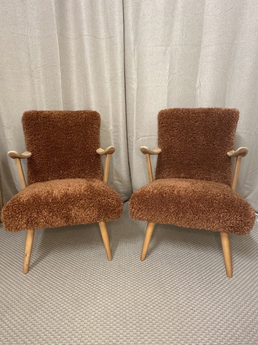 Fauteuils vintage années 60 – lot de 2