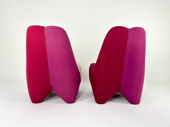 Image 1 of Pair of Moroso Binta Armchairs