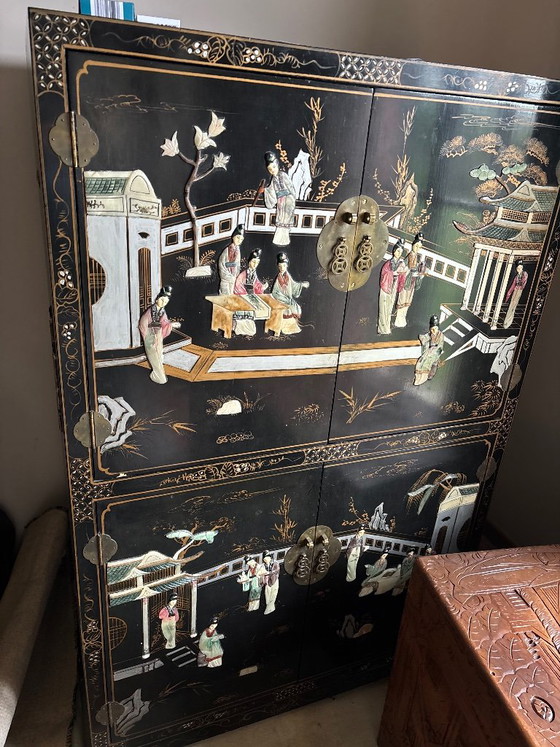 Wandschrank, Kristall, Holz (photo 6 of 9)