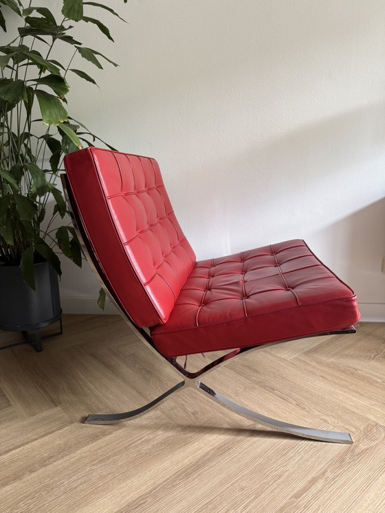 Poltrona Barcelona in pelle rossa – Poltrone, Chrome, Leather (photo 2 of 8)