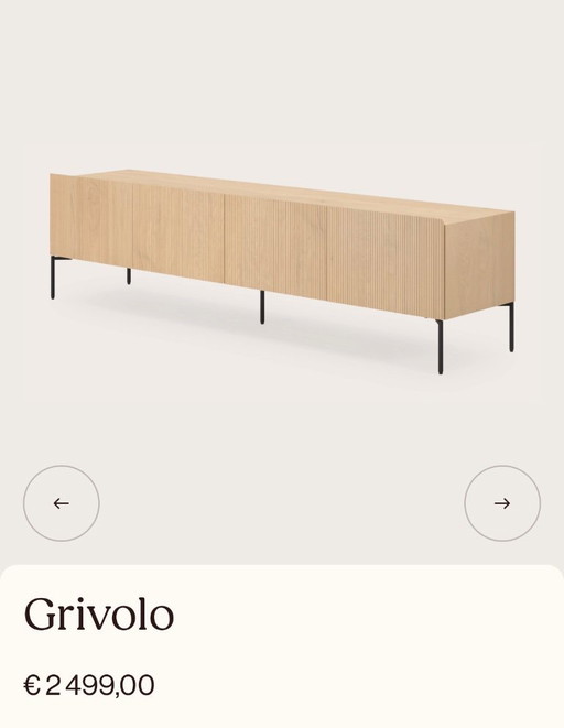 Muebles TV de roble