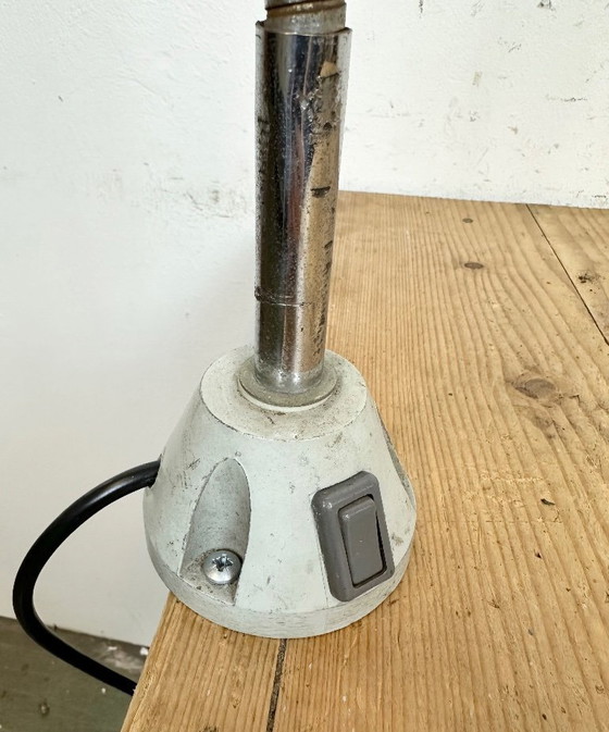 Image 1 of Vintage Chrome Italian Gooseneck Table Lamp, 1960s