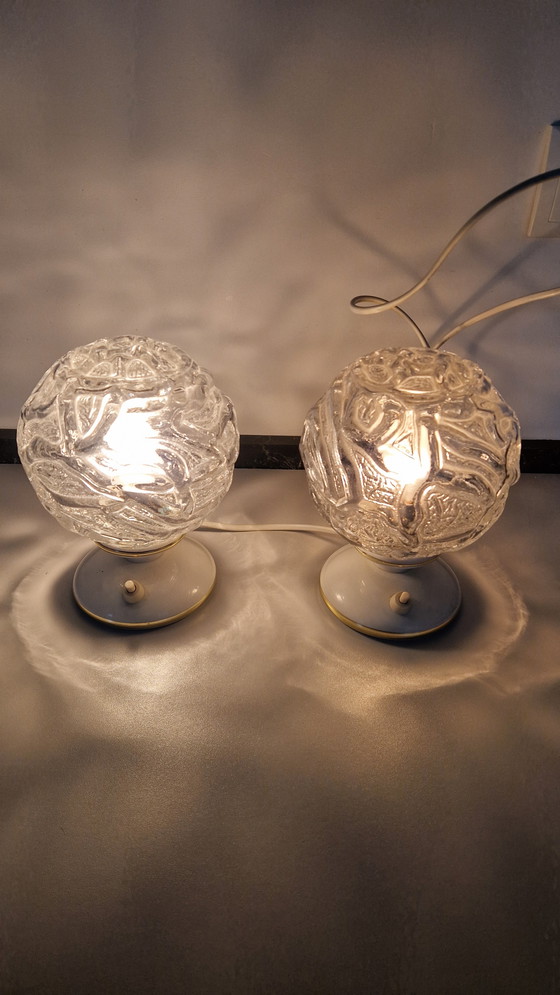 Image 1 of 2 vintage bedside lamps or table lamps