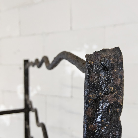 Image 1 of Echtes antikes Metall-Restaurant-Weinregal (116 Flaschen) antikes Whinerack (116 Flaschen)