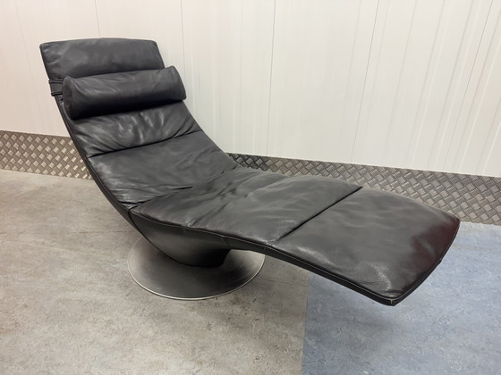 Image 1 of Italiaans design Natuzzi Lederen stoel loungestoel fauteuil