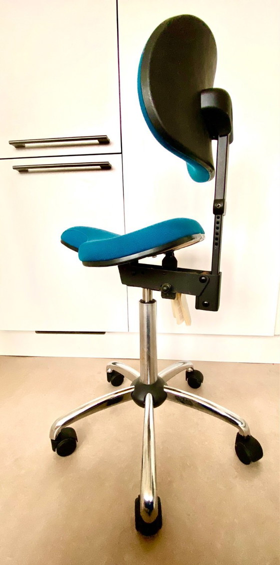 Image 1 of Sedia ergonomica da ufficio/sgabello a sella RH Support 4501