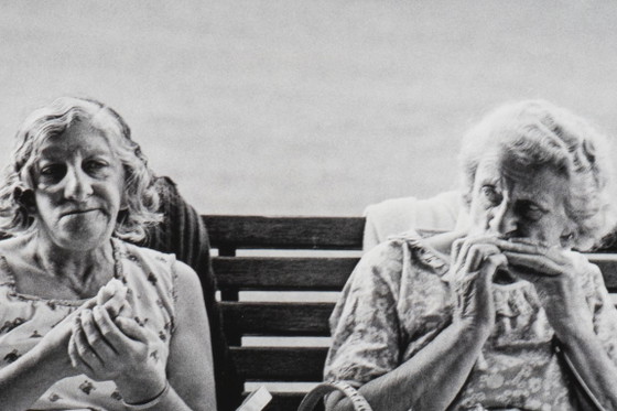 Friends in the Park - Hyde Park, London 1977 4/25, Robbert Frank Hagens, Fotografie, Carta, Bianco, Modern (foto 5 di 5)