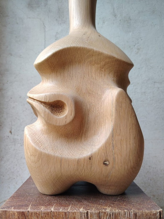 Vaso scultoreo in rovere massiccio – Pezzo unico – retroDom, Vasi, Legno (photo 10 of 14)