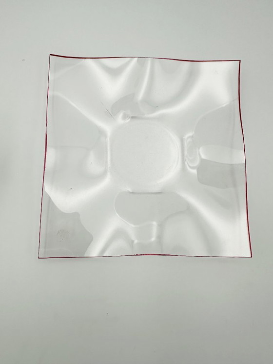 Image 1 of Bol et soucoupe en plexiglas de l'ère spatiale des années 70