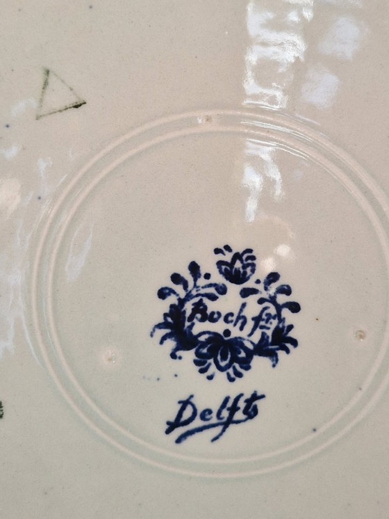 Image 1 of Piatto da parete.Delfts.Boch Freres.Paesaggio.