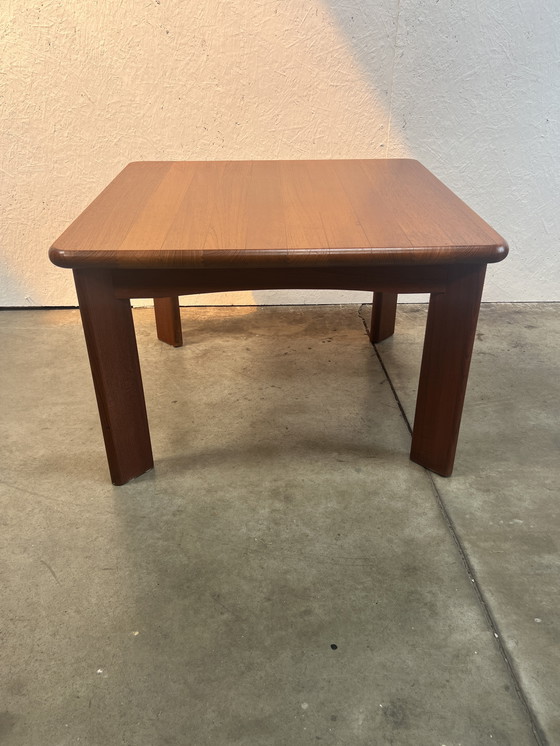 Image 1 of Viereckiger Couchtisch aus Teakholz, S. Burchardt-nielsen, Deutschland