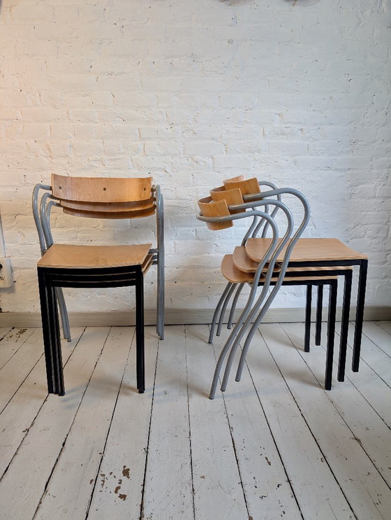 Image 1 of 6x Artelano stackable "Rio" chairs by Pascal Mourgue