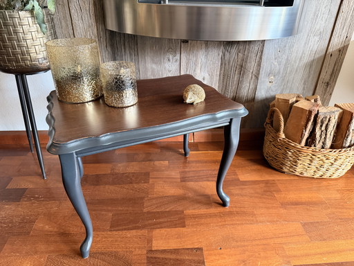 Refurbished antique side table