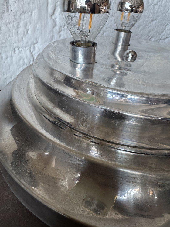 Image 1 of 1970s Space Age bubble glass table lamp