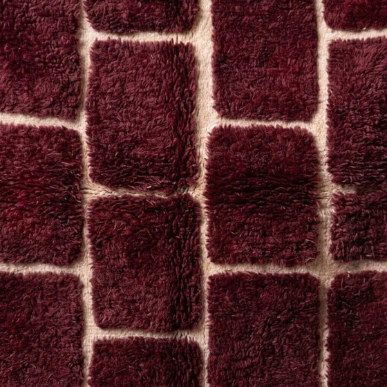 Traditioneel handgemaakt Vloerkleden en tapijten van zuivere wol, bordeaux 1,5/2,5 m – Ahrend, Wool (photo 3 of 8)
