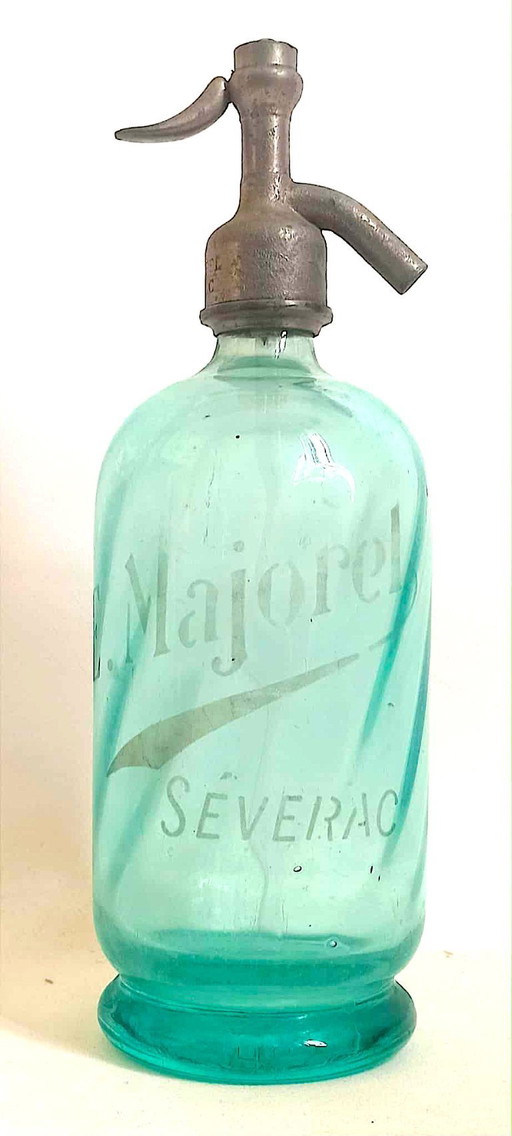 Seltzer water siphon 1900 Height 29.7 cm