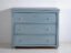 Antique painted pine chest of drawers – Rustic European blue dresser – circa 1900 – Ceramic (photo 36 of 40)