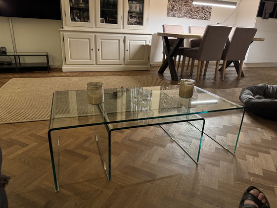 Image 1 of Vintage Glass Coffee Table