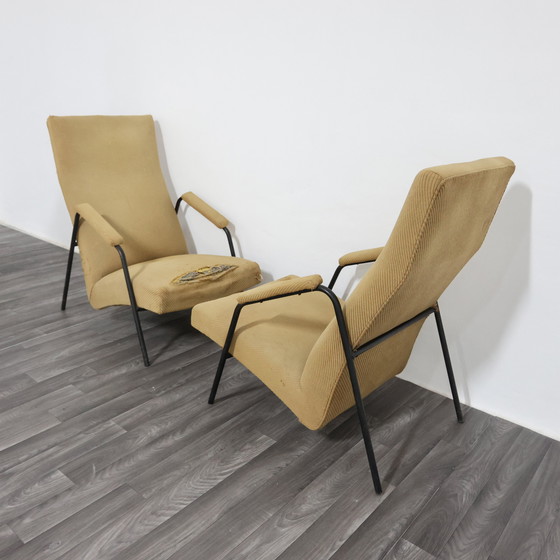Image 1 of ALF SVENSSON LJUNG INDUSTRIER Pair of Armchairs Design Modernariato 1950’s