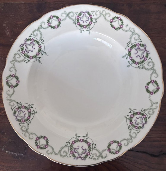 Image 1 of Antieke Richard Ginori Doccia serviesset – 24-delig – in perfecte staat