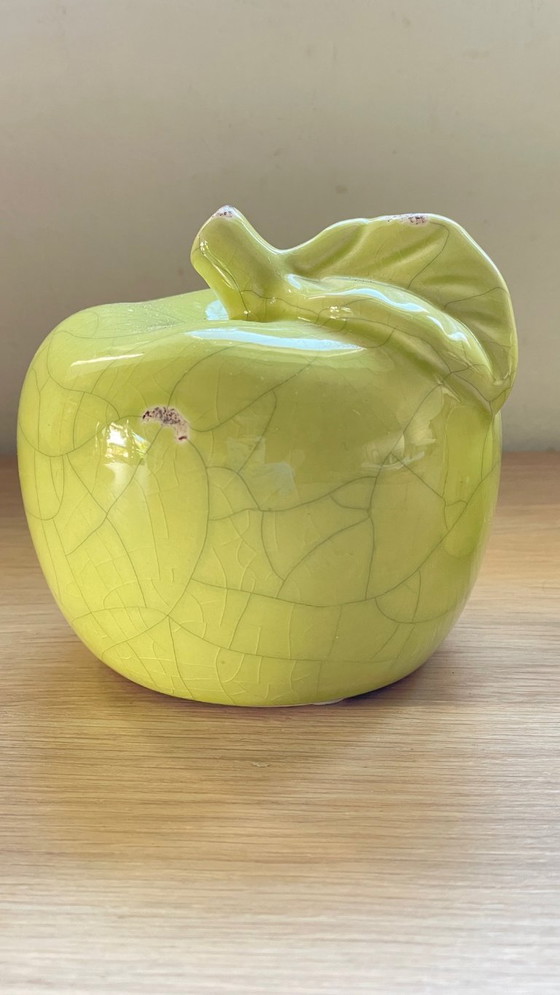 Image 1 of POMME POIRE Céramique Effet Craquelé