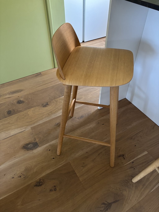 2x sgabelli da bar nerd muuto 75cm